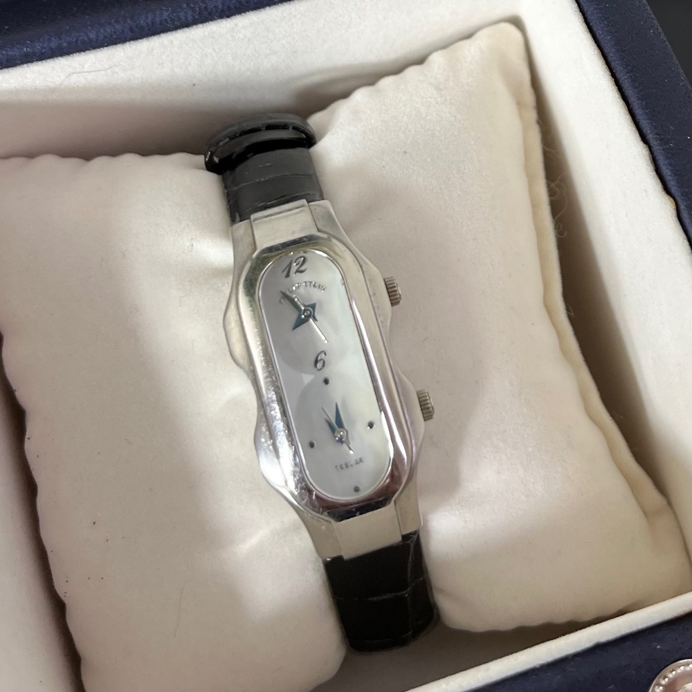 Authentic Philip Stein Mini Teslar Ladies Watch with Genuine Alligator Strap